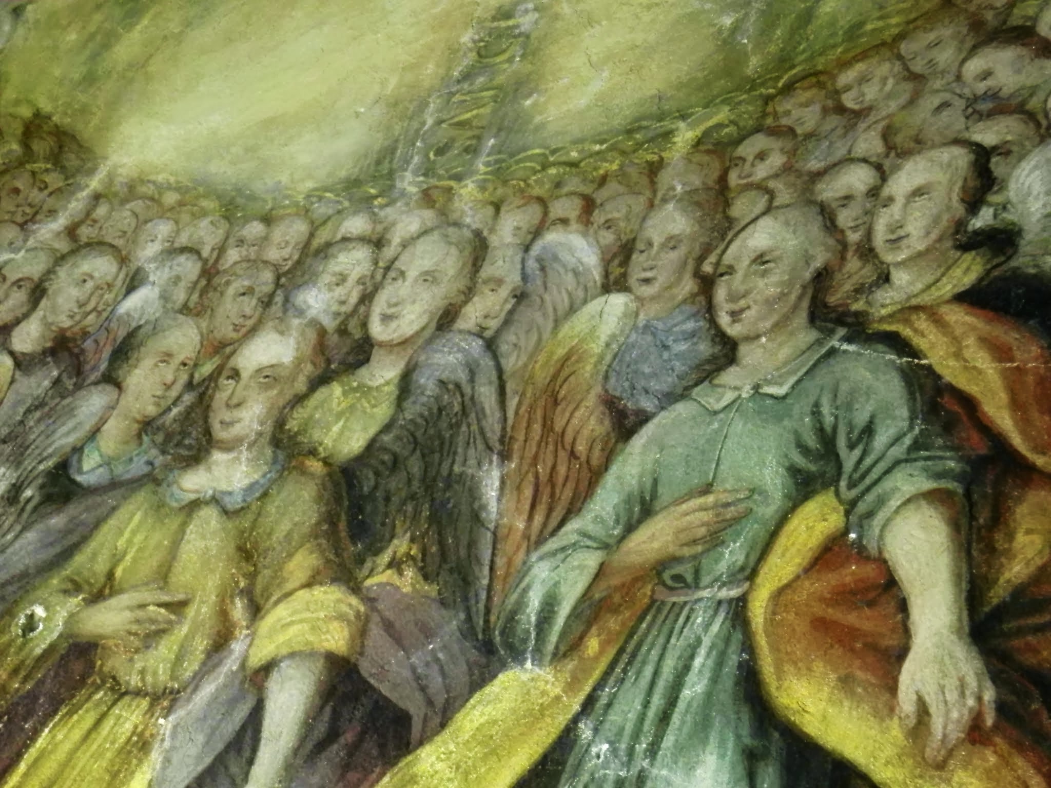 Freski z bliska - dziewiąty hór anielski, czyli Aniołowie Stróżowie