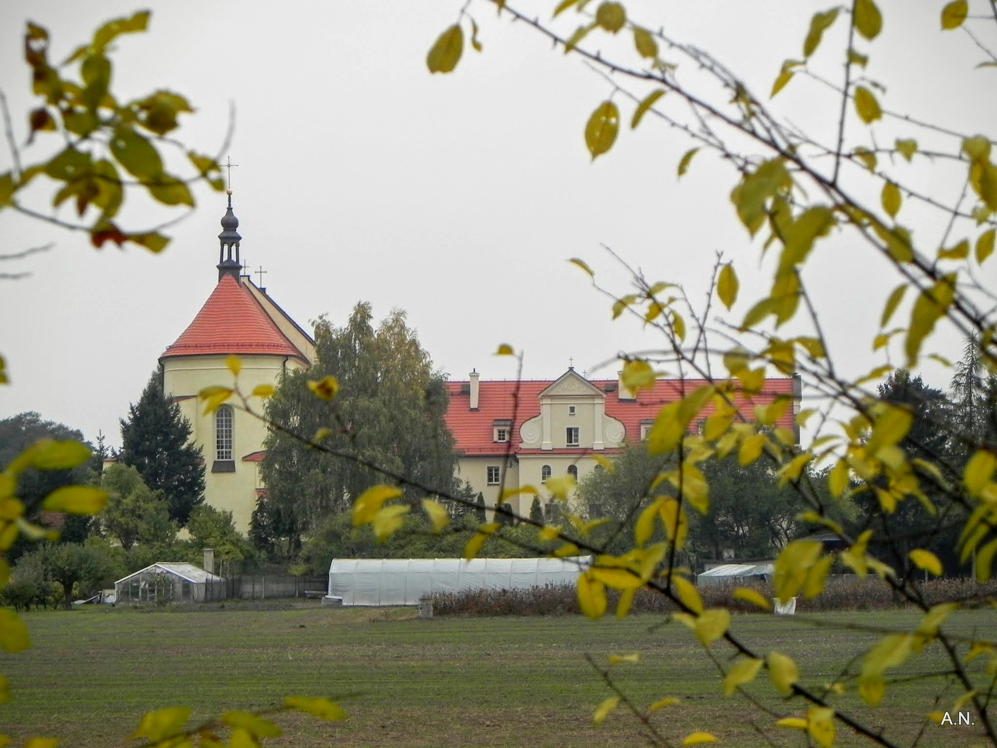 Klasztor po wykonaniu elewacji